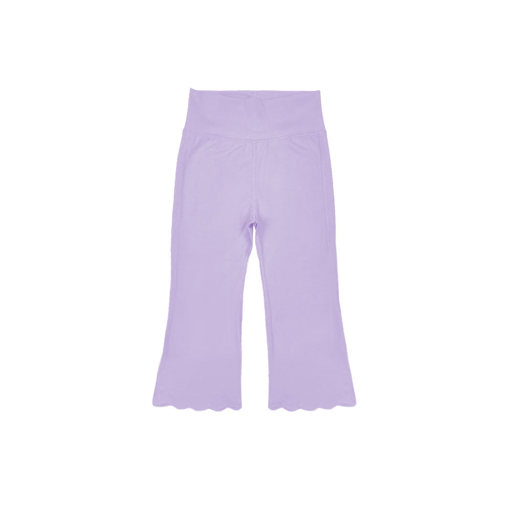 Baby Girls Lavender Yoga Flare Bottom Pants Preorder