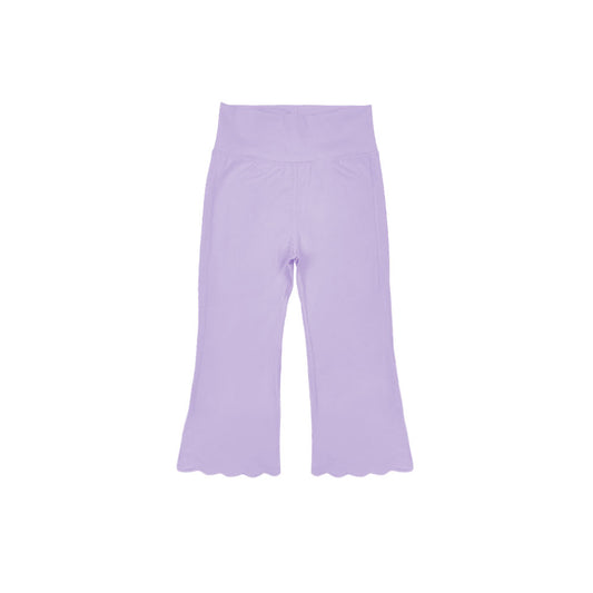 Baby Girls Lavender Yoga Flare Bottom Pants Preorder