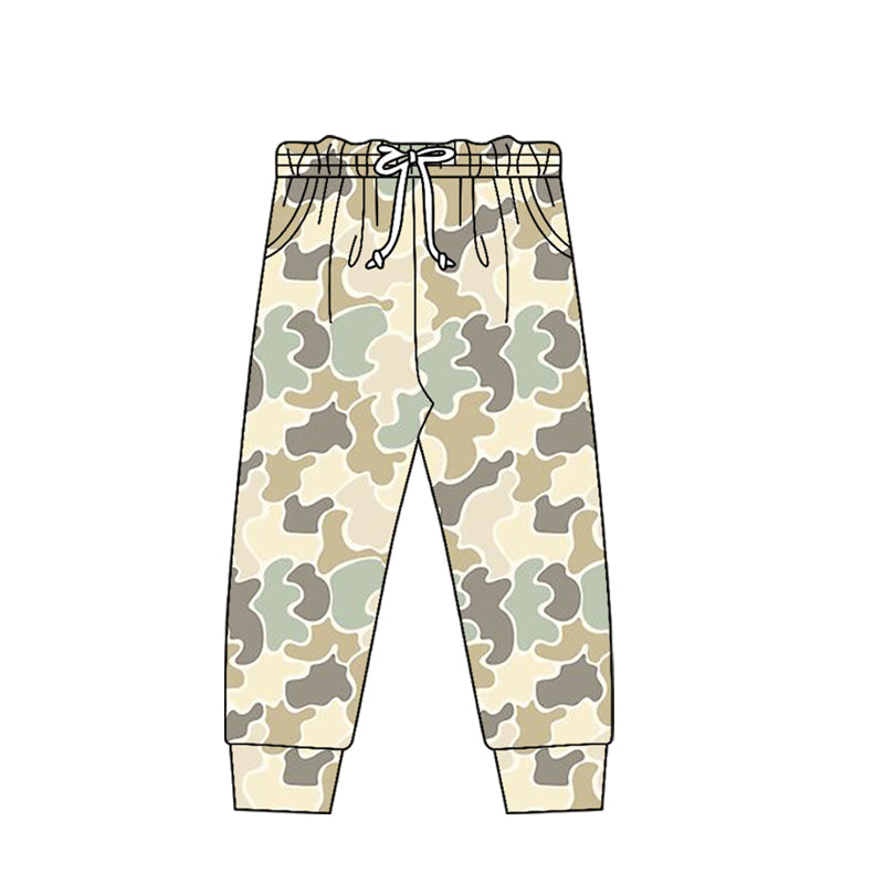 Baby Boys Khaki Camo Pockets Southern Jogger Pants Bottom Preorder