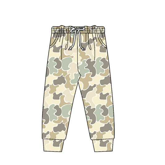 Baby Boys Khaki Camo Pockets Southern Jogger Pants Bottom Preorder