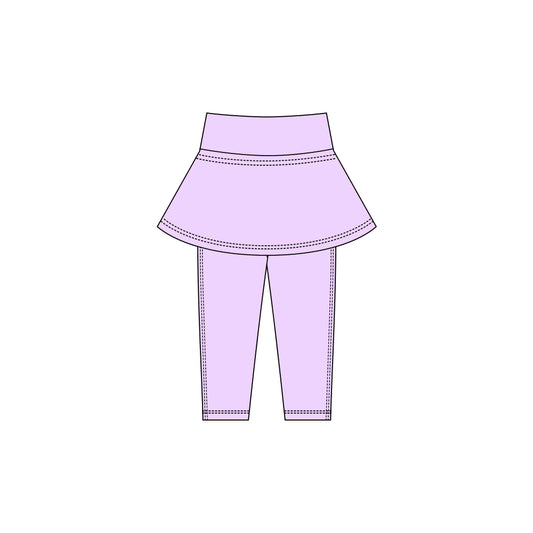 Baby Girls Lavender Yoga Tunic Leggings Pants Bottom Preorder
