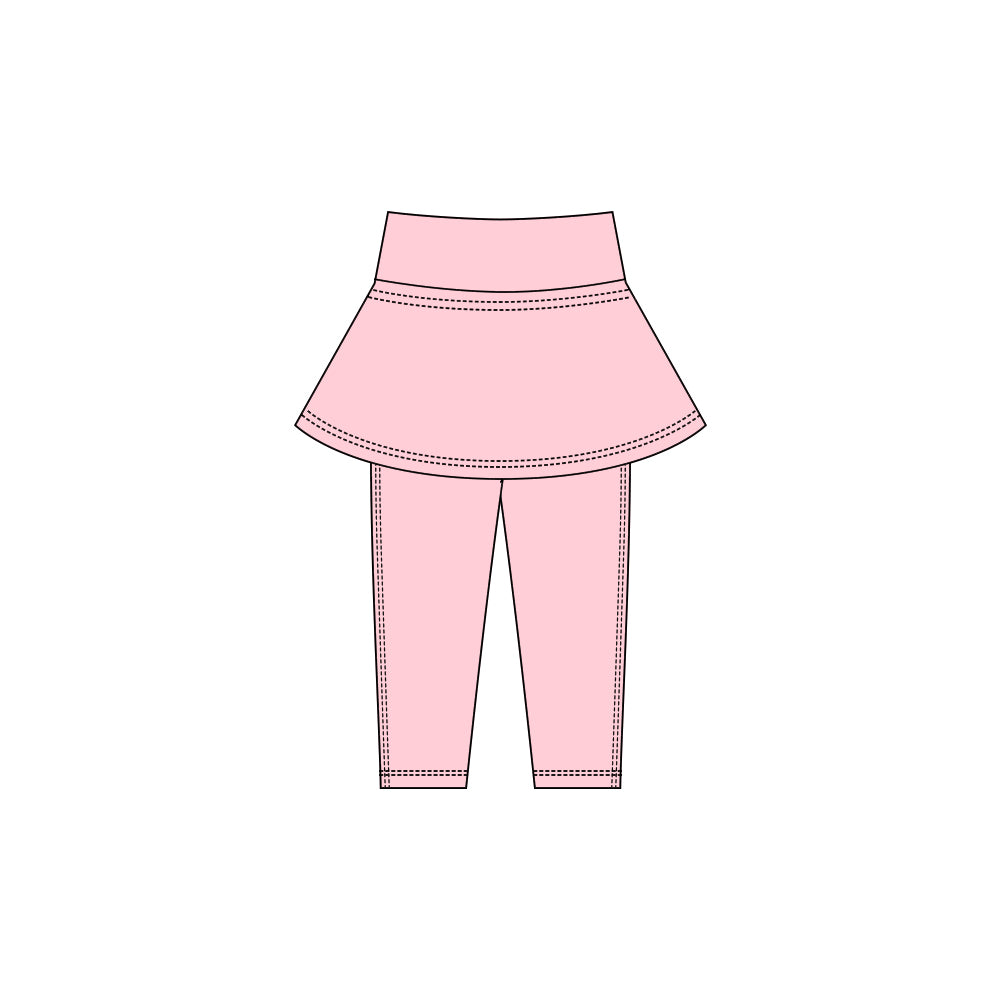 Baby Girls Pink Yoga Tunic Leggings Pants Bottom Preorder