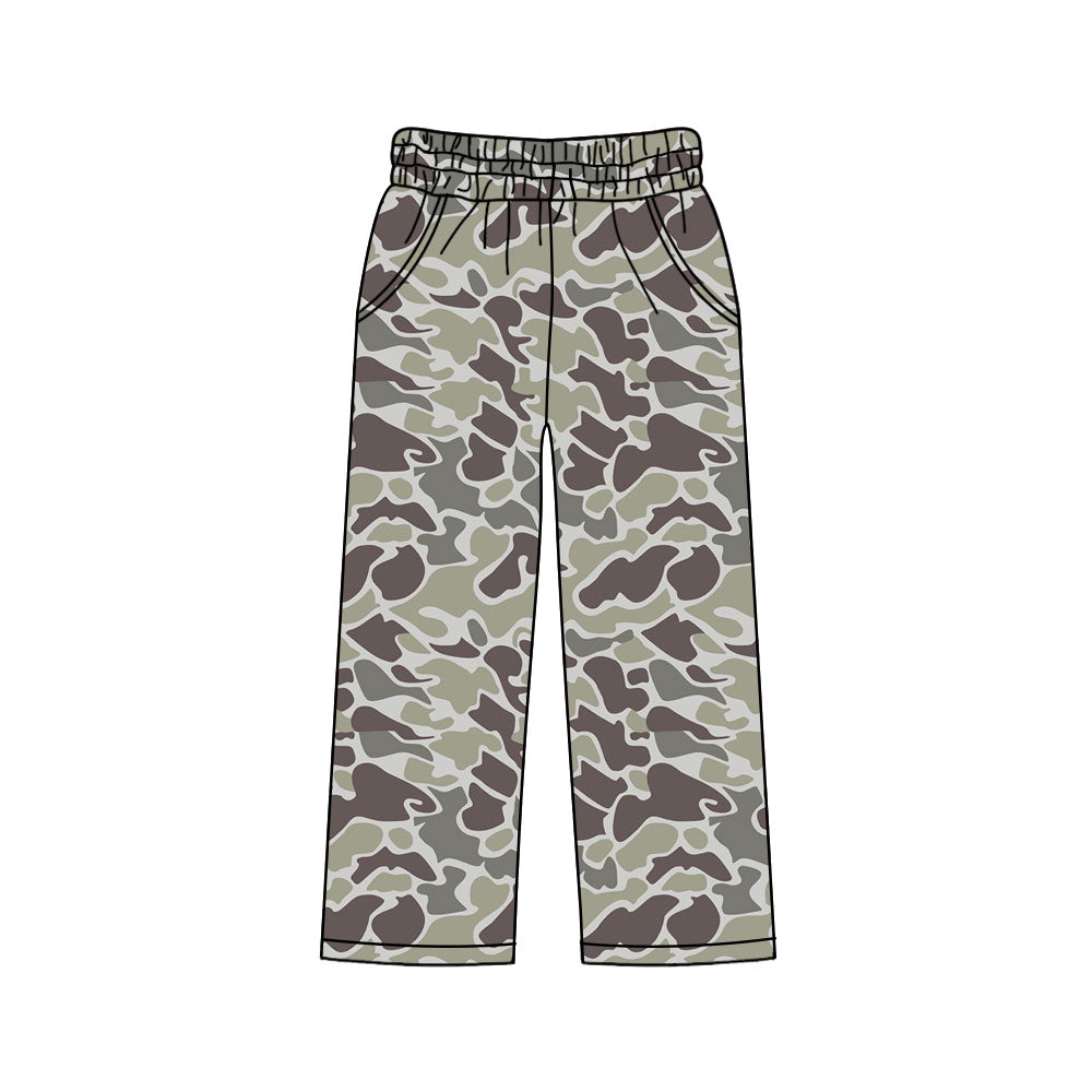 Adult Women Southern Camo Pockets Straight Pants Bottom Preorder