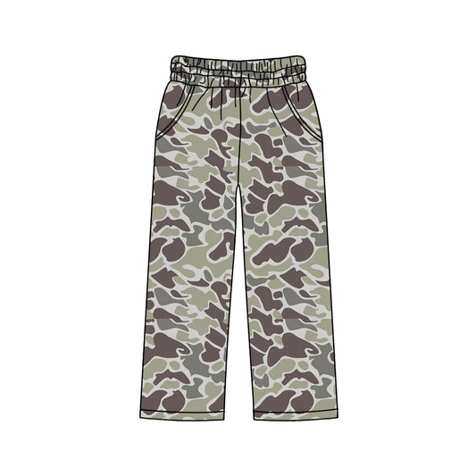 Adult Women Southern Camo Pockets Straight Pants Bottom Preorder