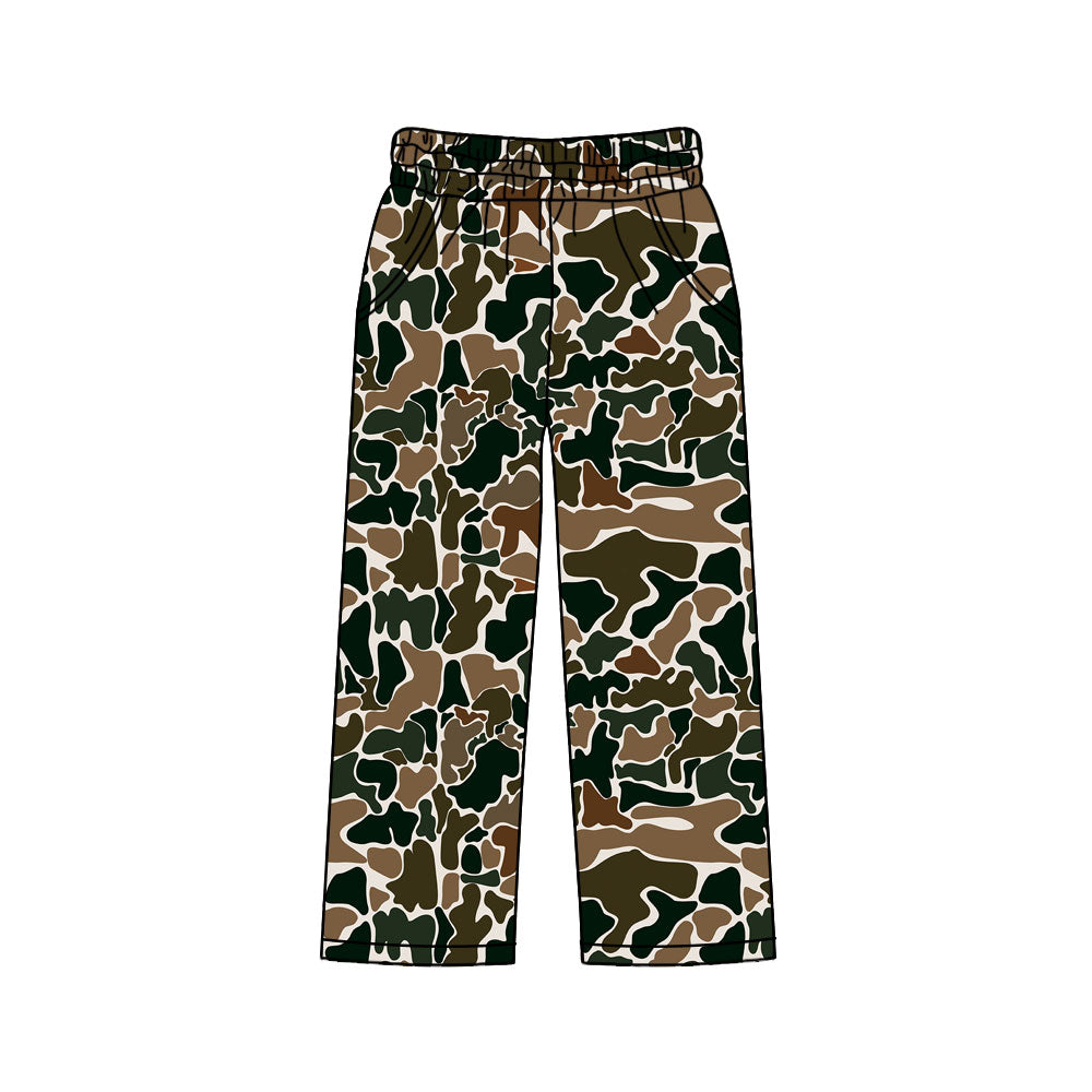 Adult Women Southern Camo Pockets Straight Pants Bottom Preorder