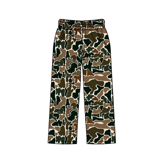 Adult Women Southern Camo Pockets Straight Pants Bottom Preorder
