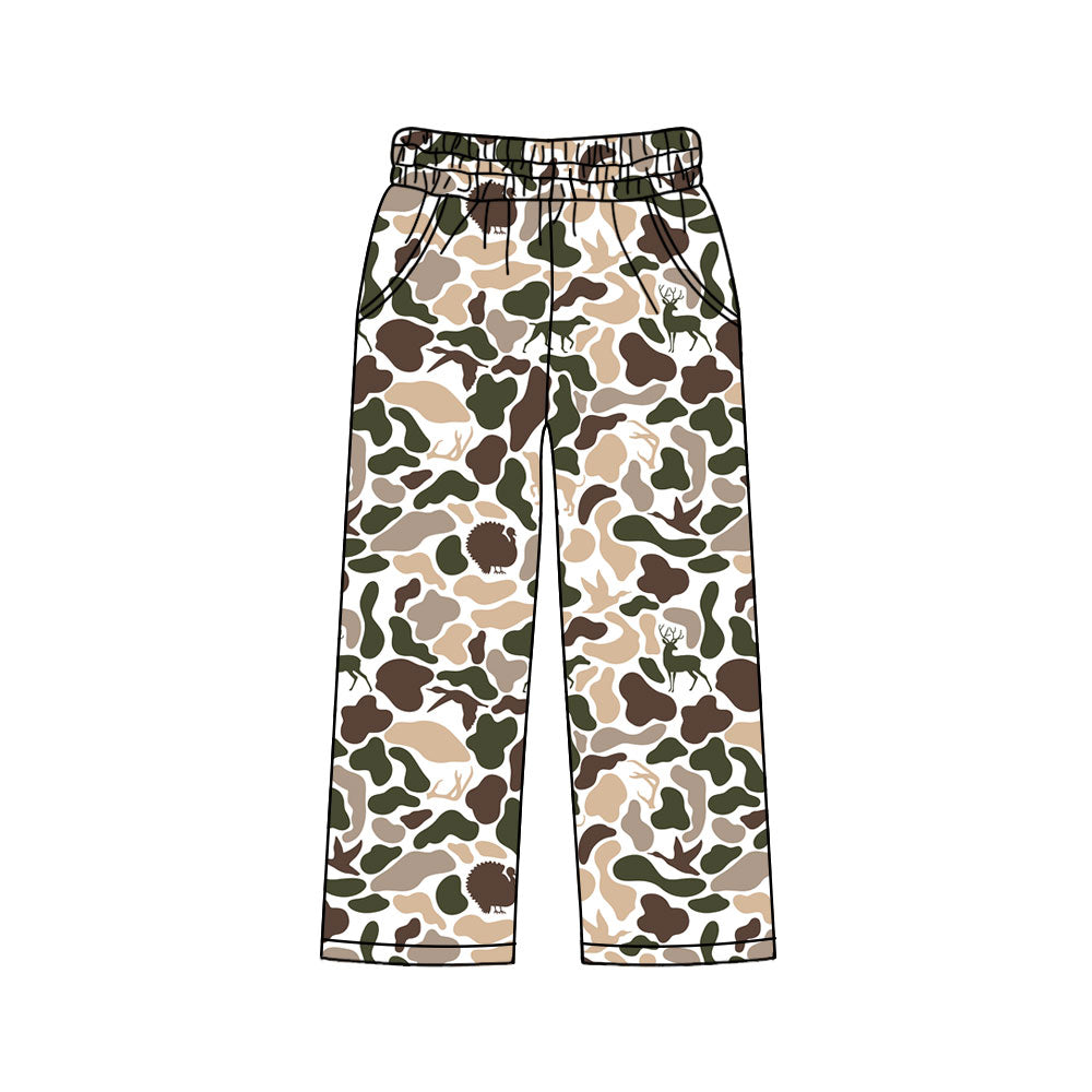 Adult Women Southern Camo Pockets Straight Pants Bottom Preorder