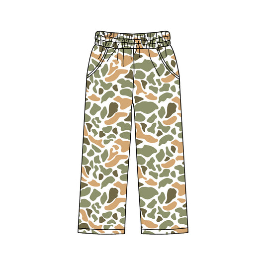 Adult Women Southern Camo Pockets Straight Pants Bottom Preorder