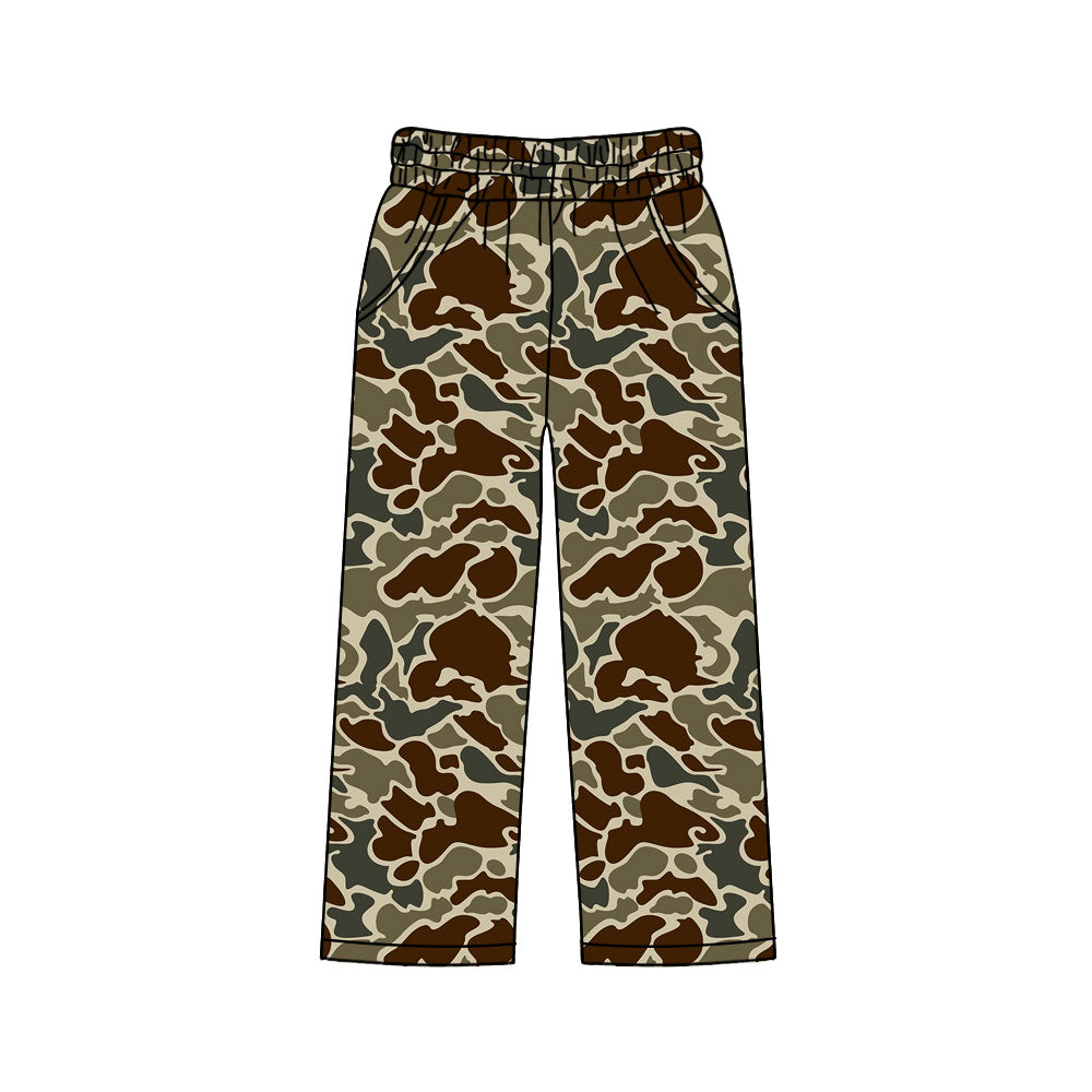 Adult Women Southern Camo Pockets Straight Pants Bottom Preorder