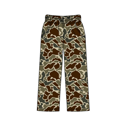 Adult Women Southern Camo Pockets Straight Pants Bottom Preorder
