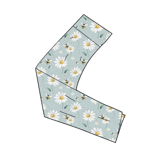 Baby Girls Daisy Flowers Bees Yoga Legging Pants Bottom Preorder