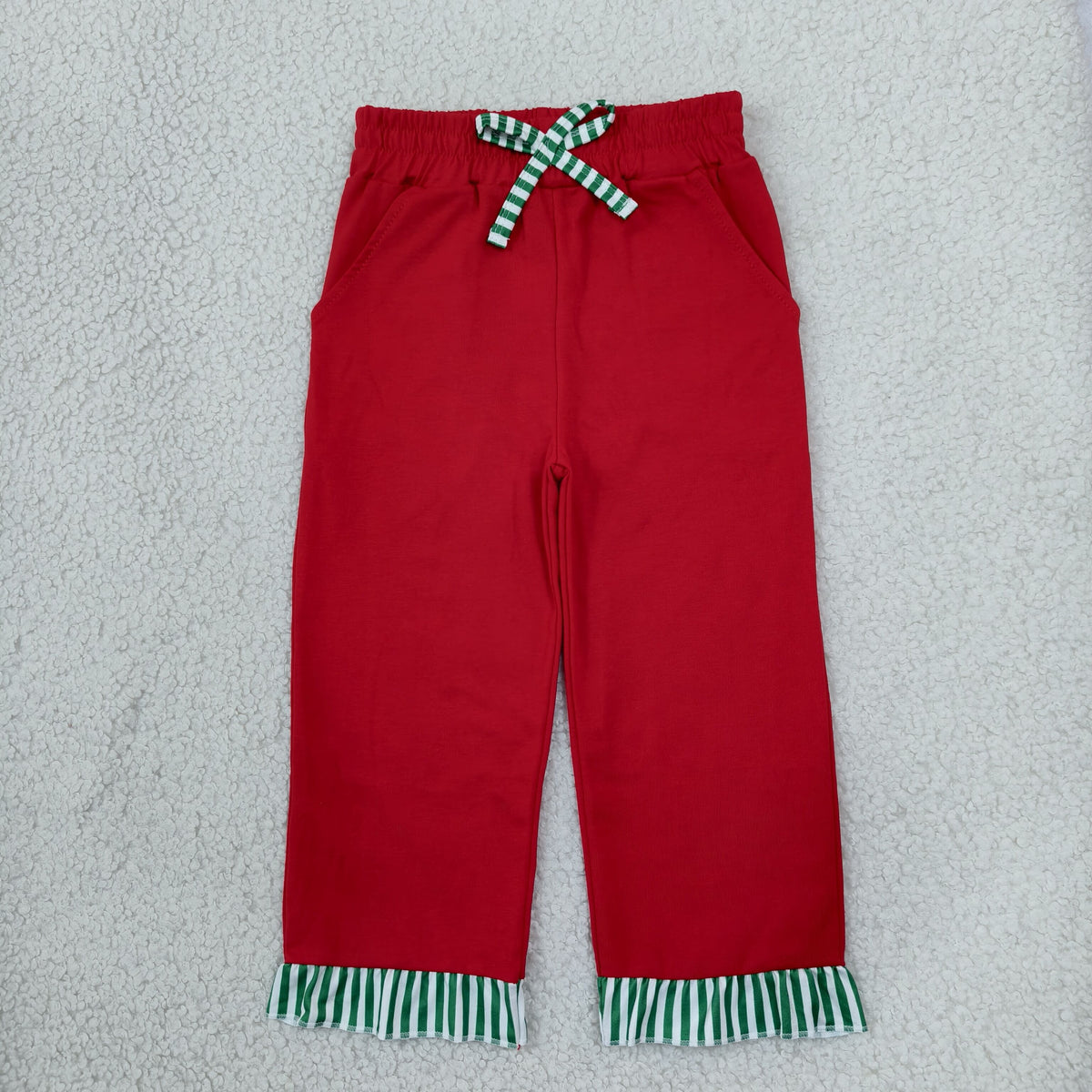 Sibling Baby Girls Long Flutter Sleeves Shirts Top Pockets Ruffle Shorts Pants Clothes Sets