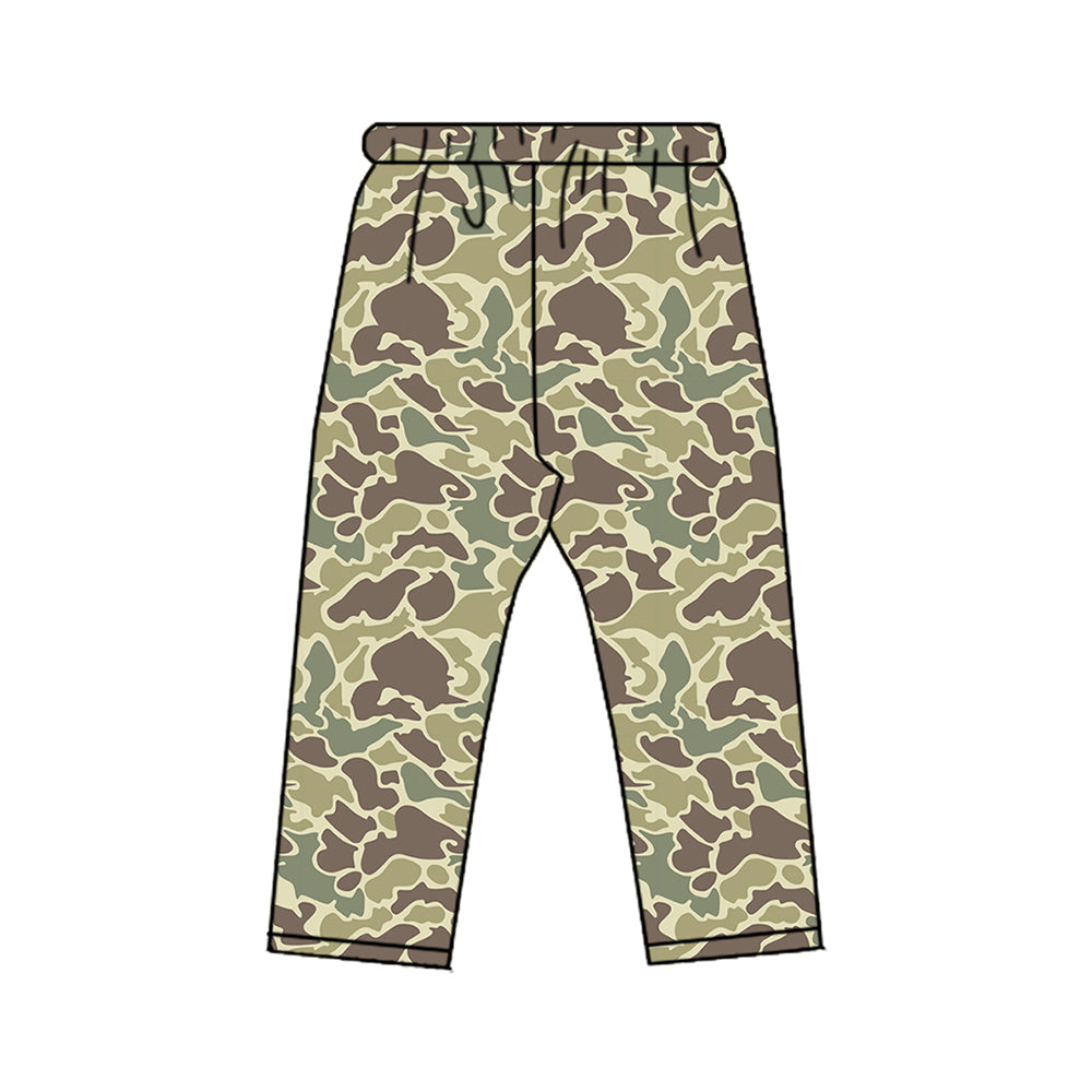 Preorder moq 5 Baby Boys Southern Khaki Camo Leggings Pant Bottom