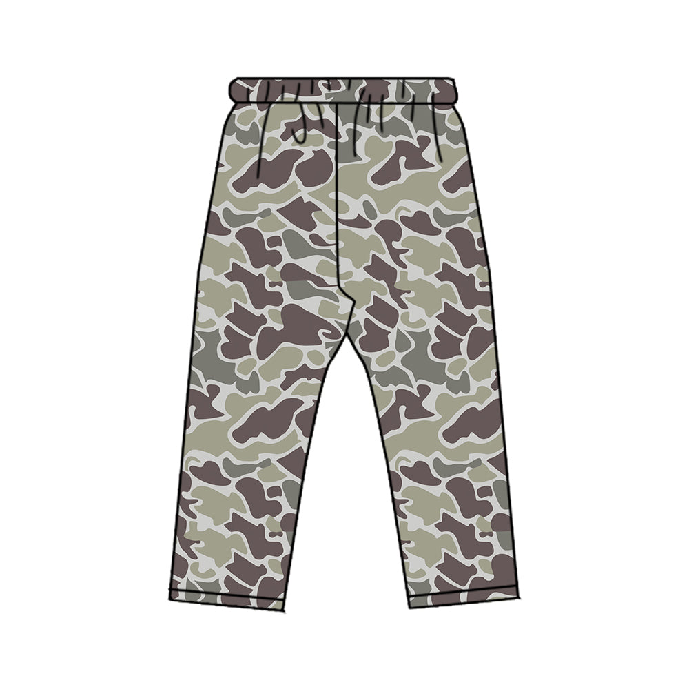 Preorder moq 5 Baby Boys Southern Grey Camo Leggings Pant Bottom