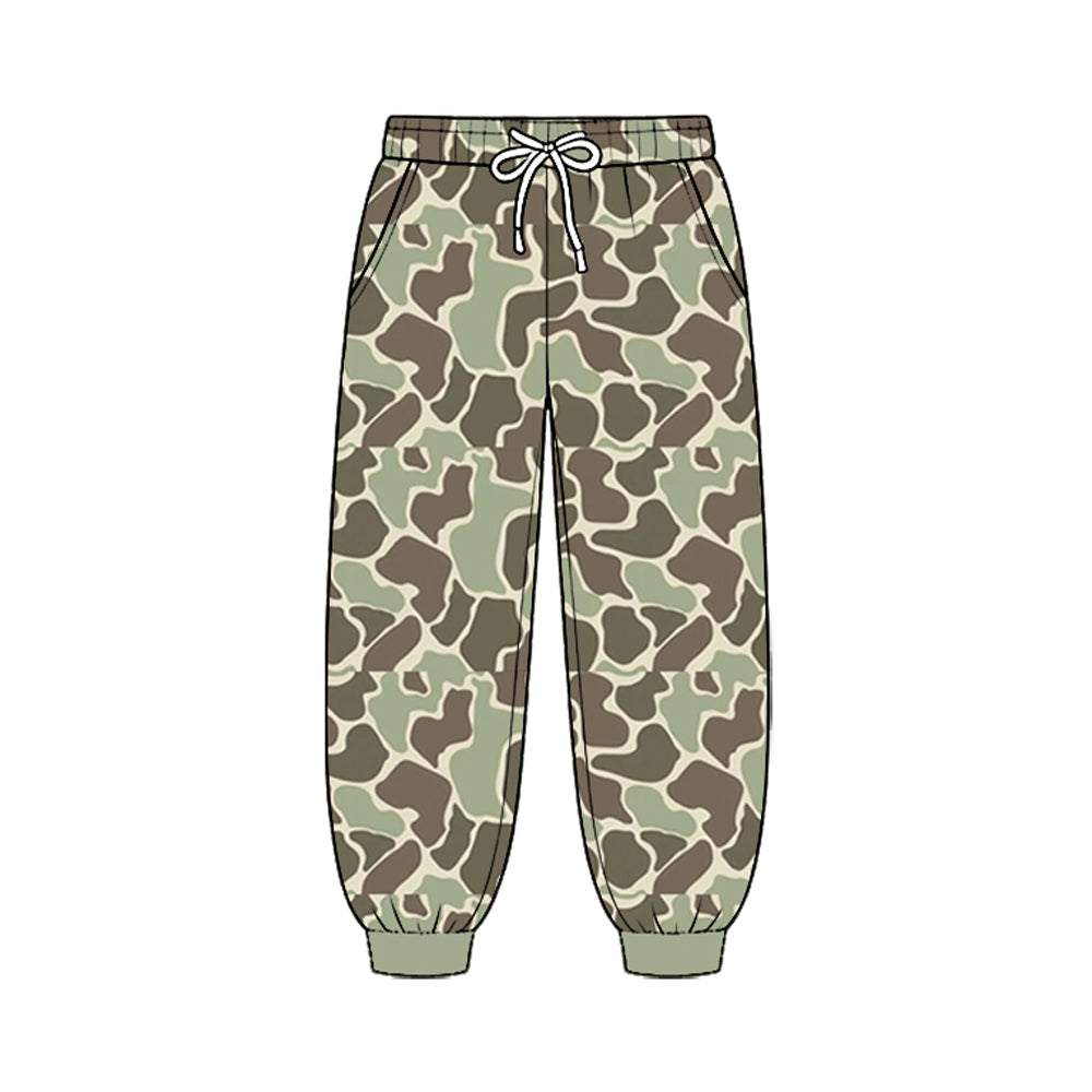 Preorder moq 5 Baby Boys Southern Camo Pockets Joggers Pant Bottom
