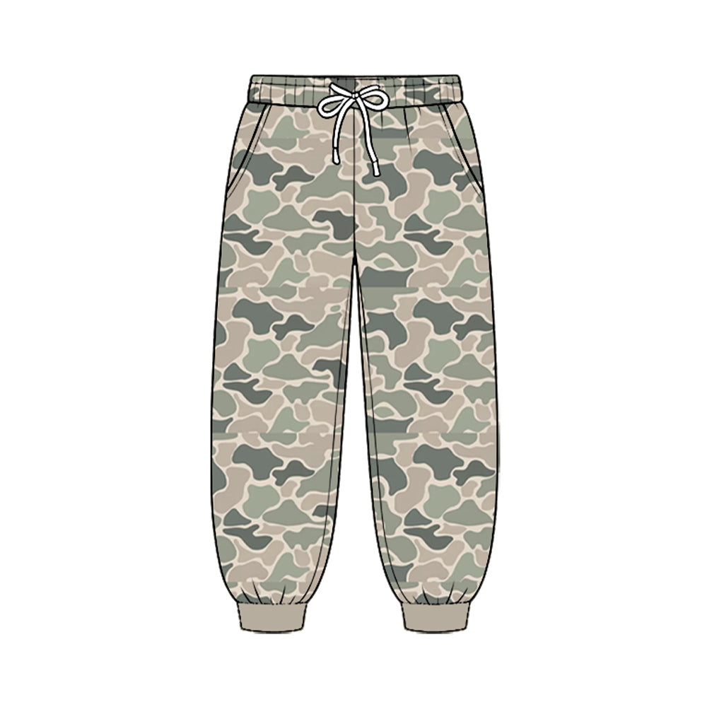 Preorder moq 5 Baby Boys Southern Camo Pockets Joggers Pant Bottom