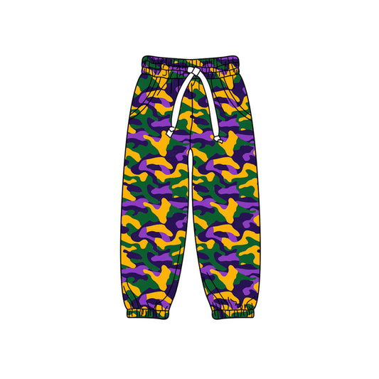 Baby Boys Mardigras Camo Pockets Jogger Pants Bottom Preorder