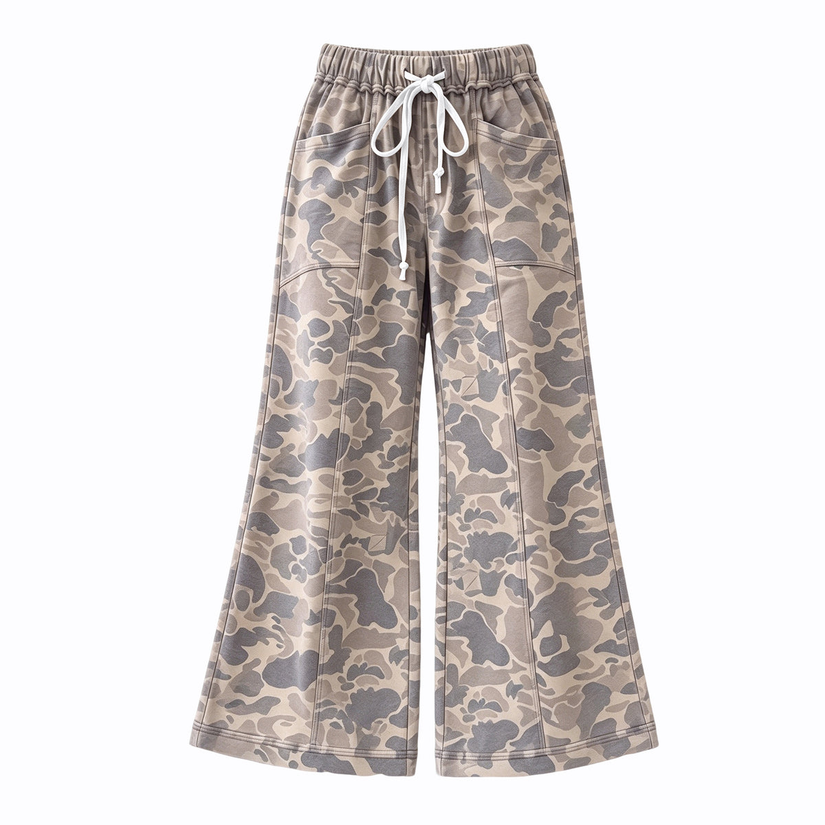 Preorder (moq 5) Adult Women Khaki Camouflage Pants Bottoms Trousers