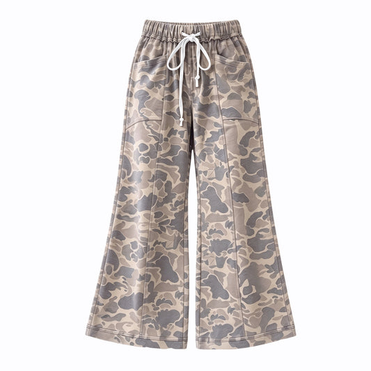 Preorder (moq 5) Adult Women Khaki Camouflage Pants Bottoms Trousers