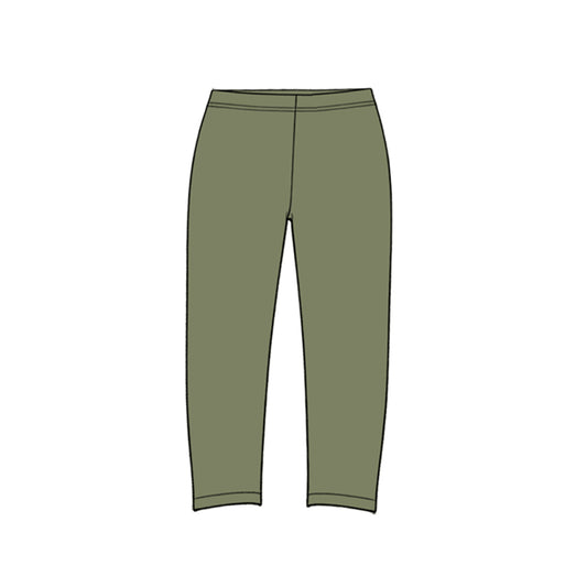 Preorder moq 5 Baby Girls Green Yoga Active Leggings Pants Bottom