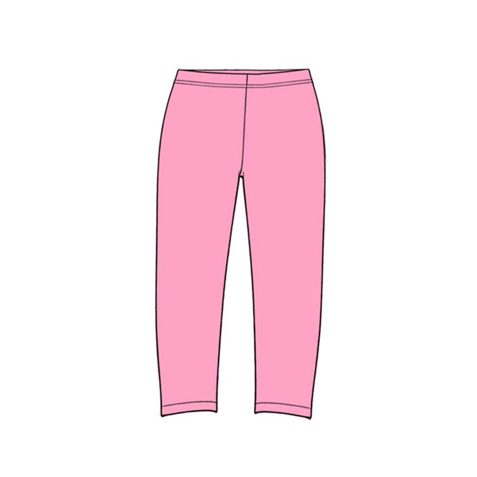 Preorder moq 5 Baby Girls Pink Yoga Active Leggings Pants Bottom