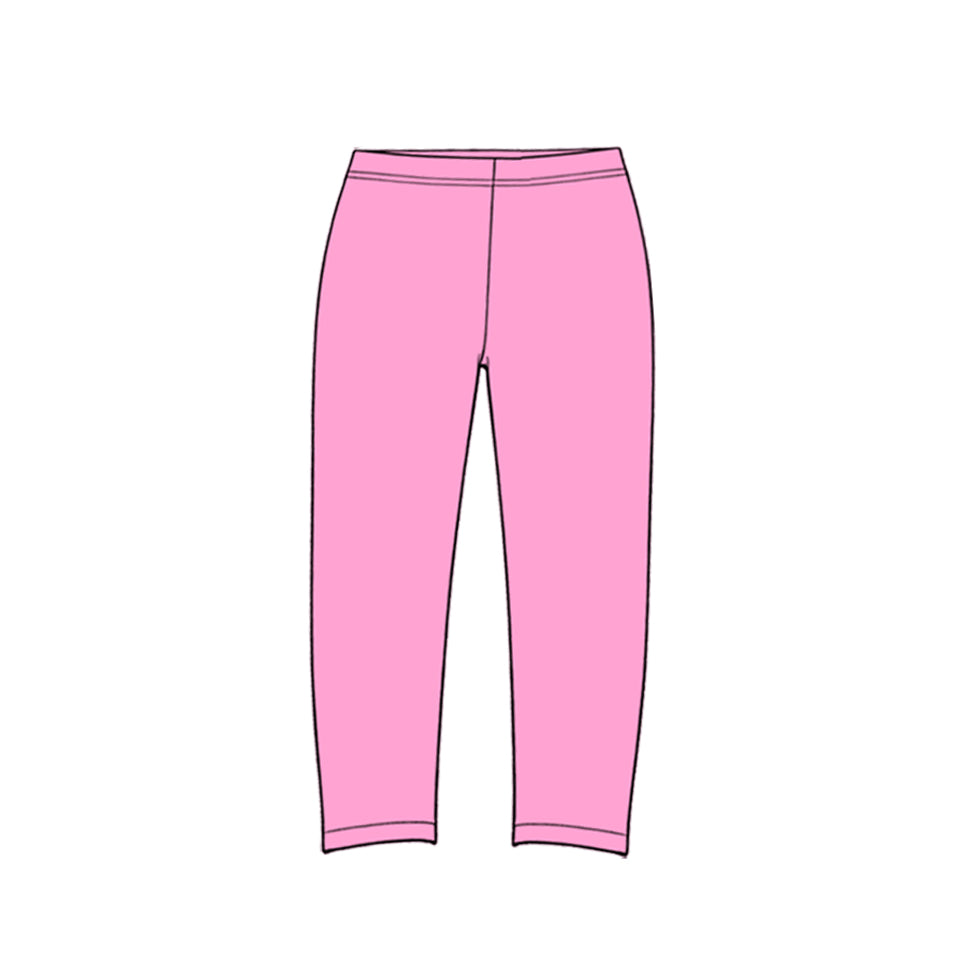 Preorder moq 5 Baby Girls Pink Yoga Active Leggings Pants Bottom