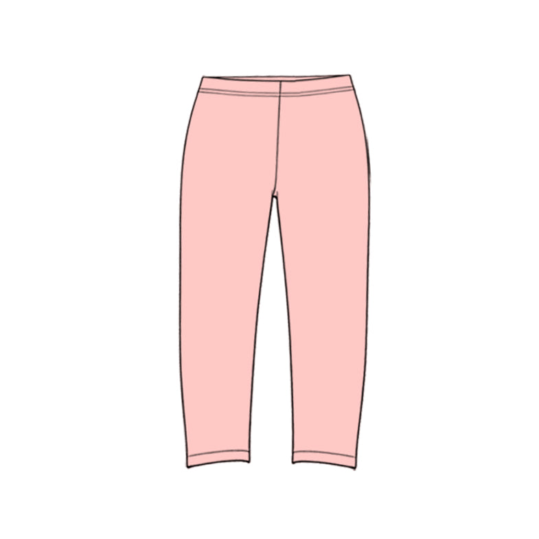 Preorder moq 5 Baby Girls Peach Yoga Active Leggings Pants Bottom