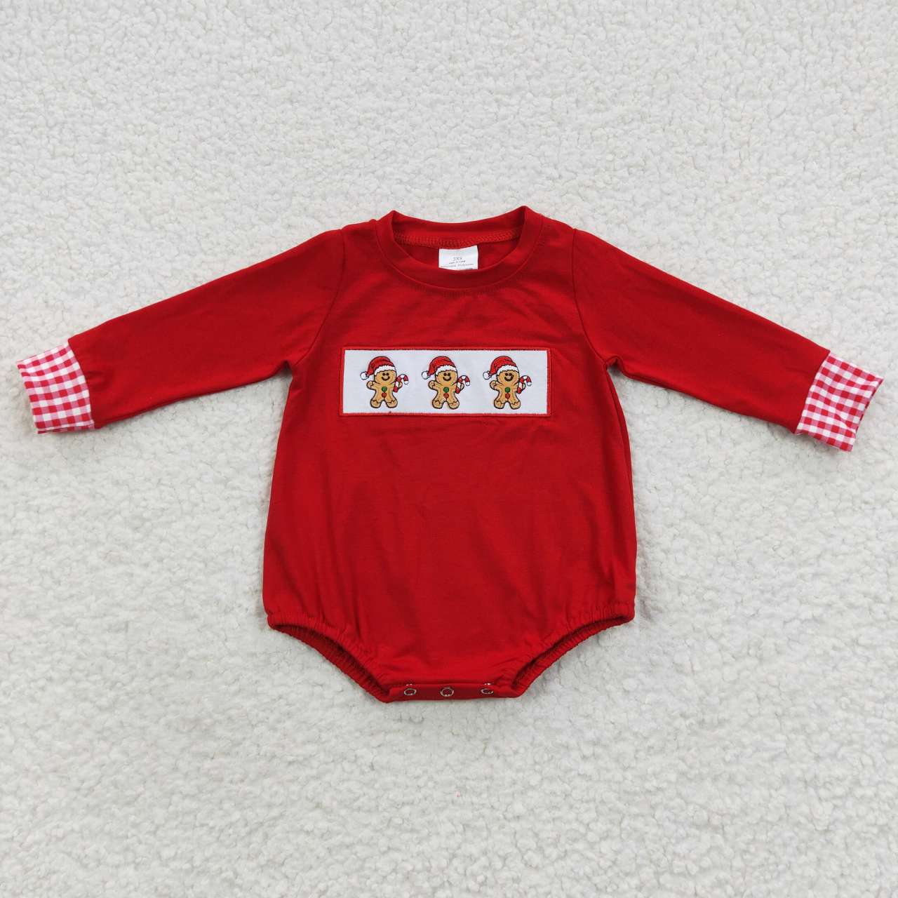 Baby Kids Christmas Gingerbread Rompers