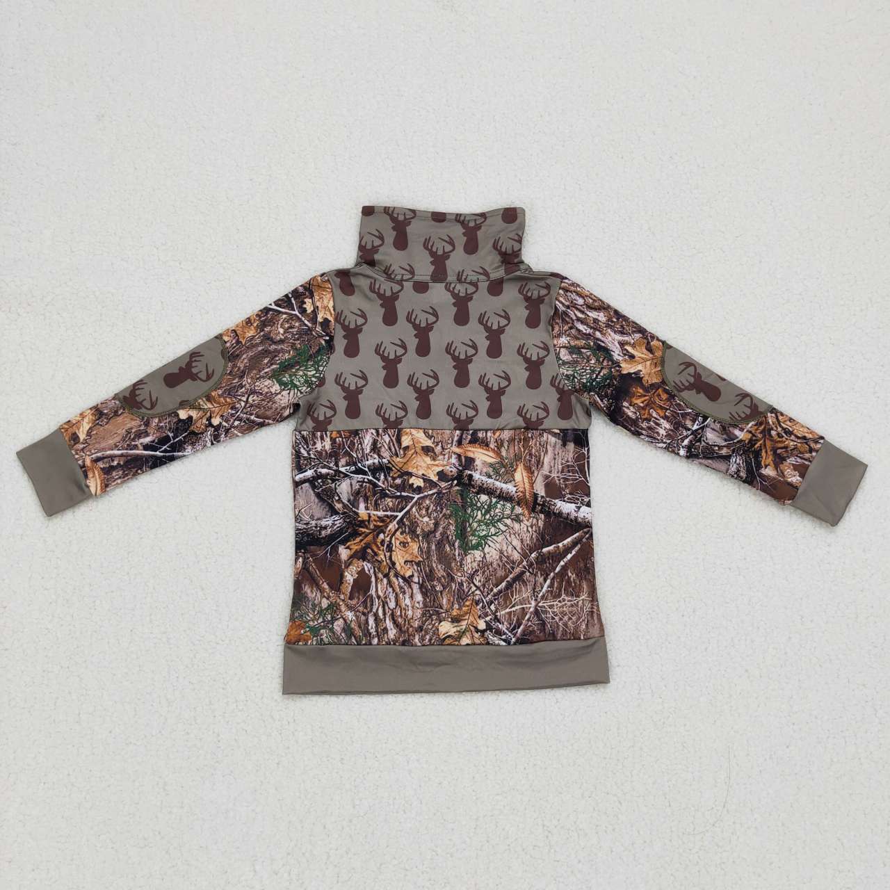 Baby boys green camo pullover shirts Tops