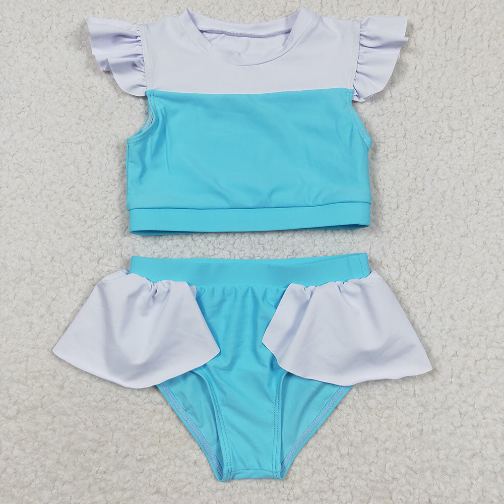 7 Colors Baby Girls Princess Two Pieces Beach Wear Swimsuits