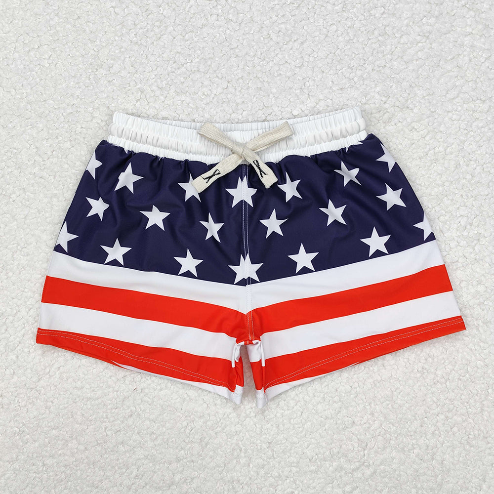 Baby Boys Summer 4th July Stars Trunks Swimsuits