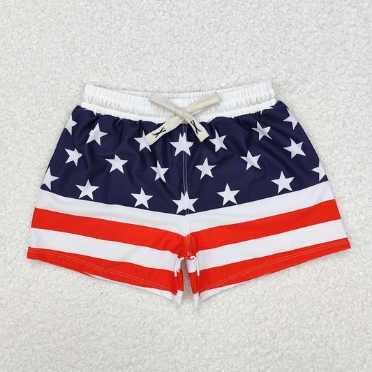 Baby Boys Summer 4th July Stars Trunks Swimsuits