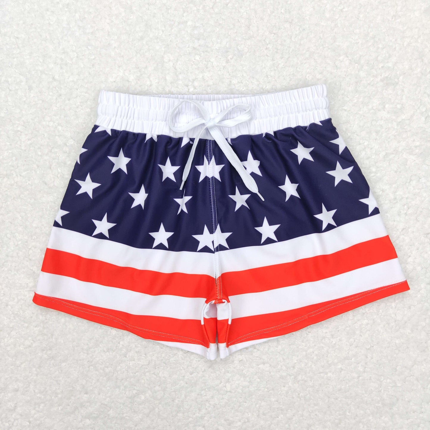 Sibling Baby Boys 4th Of July Star Western Trunks Swimsuits