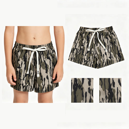 Baby Boys Southern Olive Camo Summer Swimming Trunks Bottom