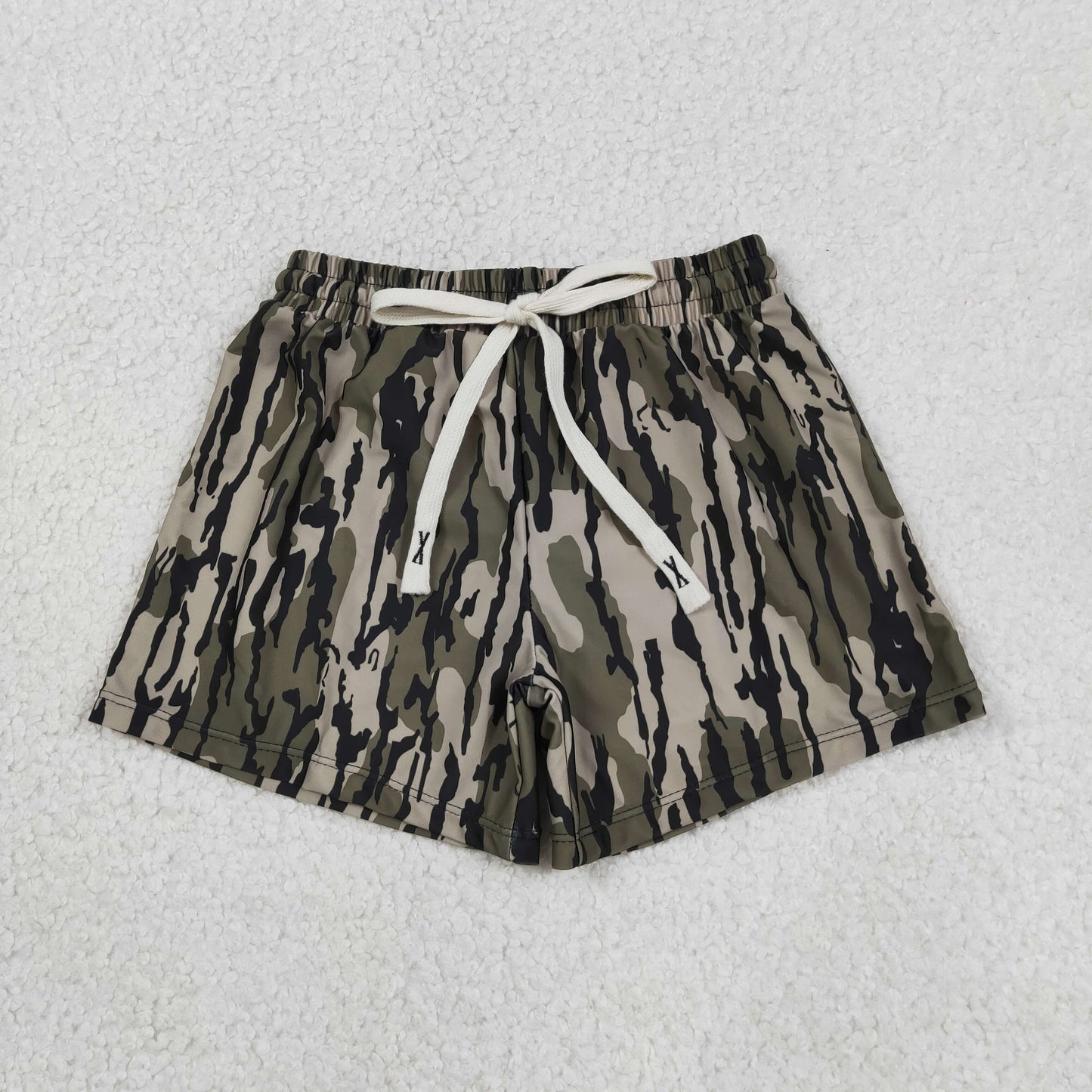 Baby Boys Southern Olive Camo Summer Swimming Trunks Bottom