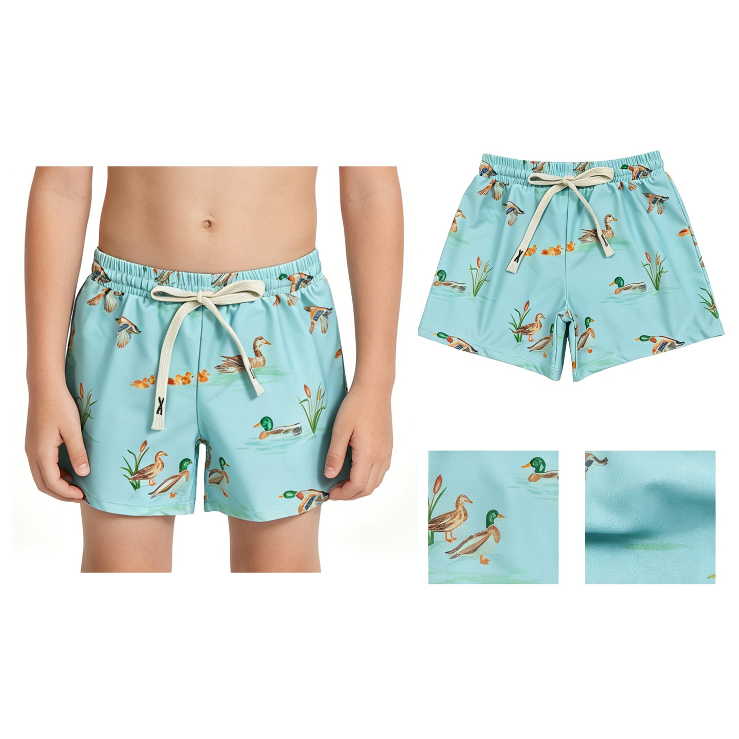 Baby Boys Ducks Summer Swimming Trunks Bottom