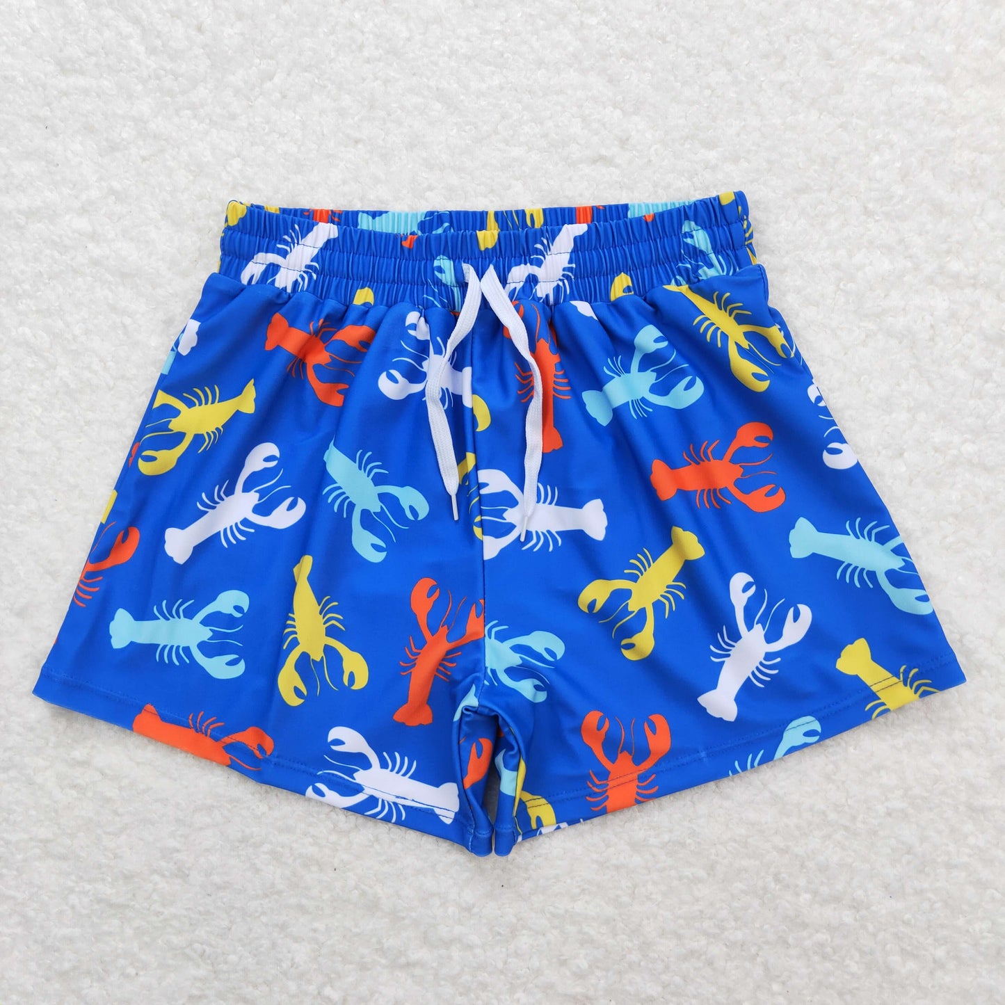 Sibling Baby Boys Crayfishes Trunk Summer Swimsuits