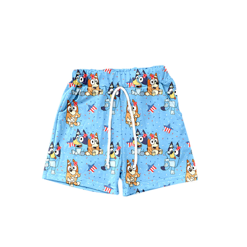 Baby Boys Summer Dogs 4th Of July Trunks Swimsuits Swimwear preorder