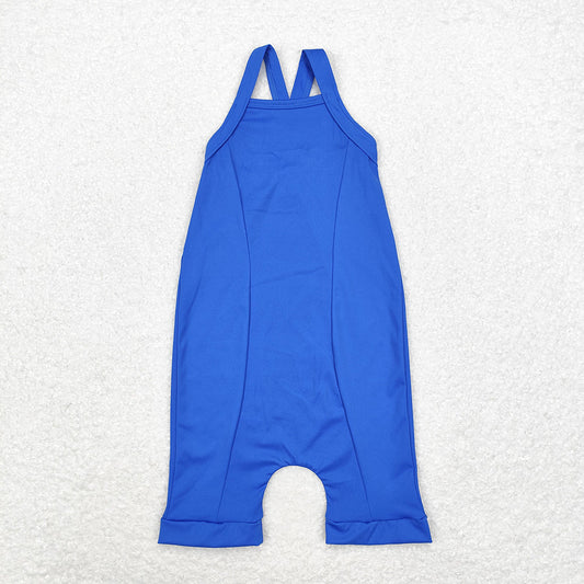 Sibling Girls Blue Active Wear Athletic Jumpsuits Skorts Clothes Sets