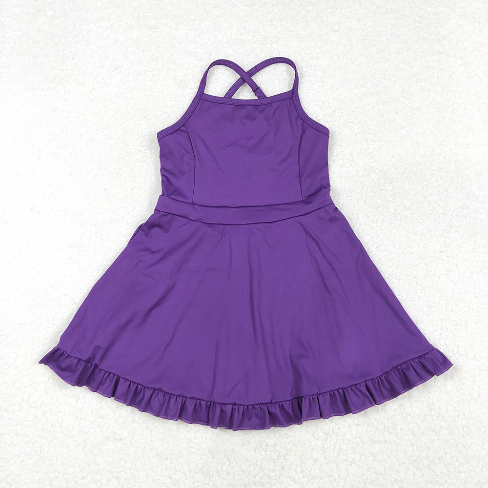 Sibling Baby Girls 3 Colors Athletic Active Wear Knee Length Dresses