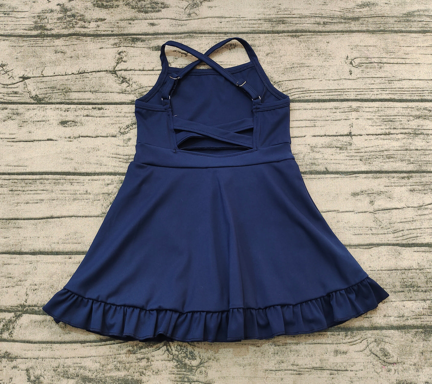 Baby Girls Navy Athletic Active Wear Knee Length Dresses