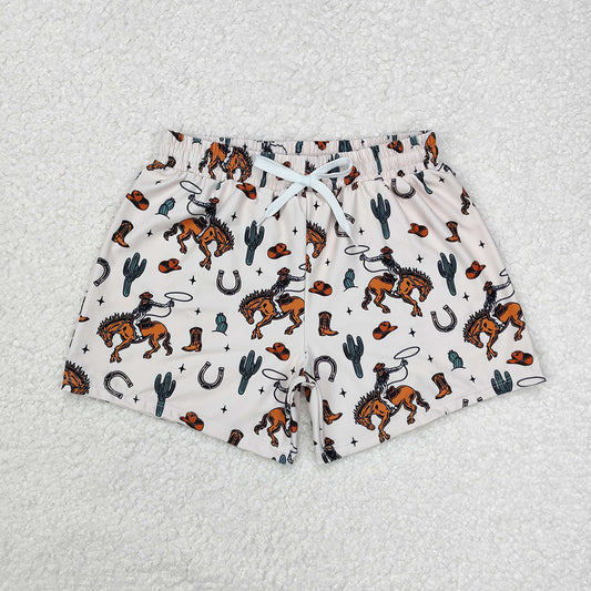 Baby Boys Rodeo Western Trunks Bottoms Swimsuits