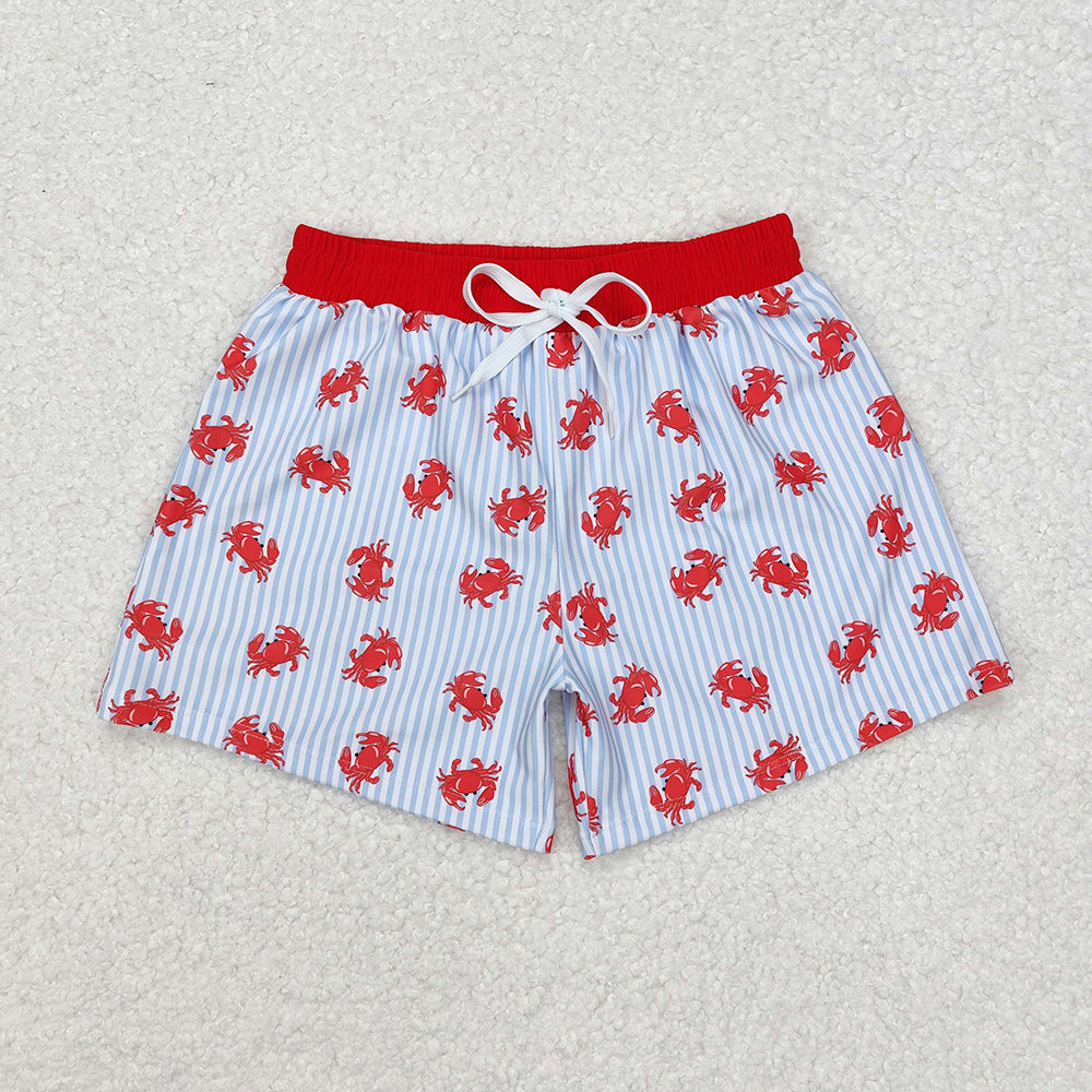 Baby Boys Summer Crab Beach Trunks Swimsuits Swimwear