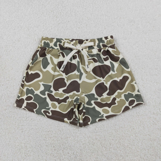 USA Shop Baby Boys Southern Brown Green Camo Swimming Trunks Bottom
