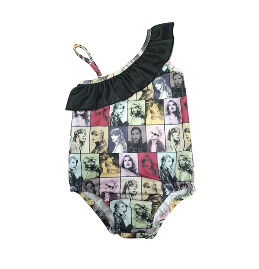 Baby Girls Singer Straps Top One Piece Swimsuits Preorder