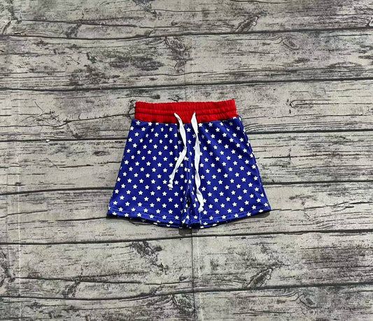 Preorder moq 5 Baby Boys 4th Of July Stars Trunks