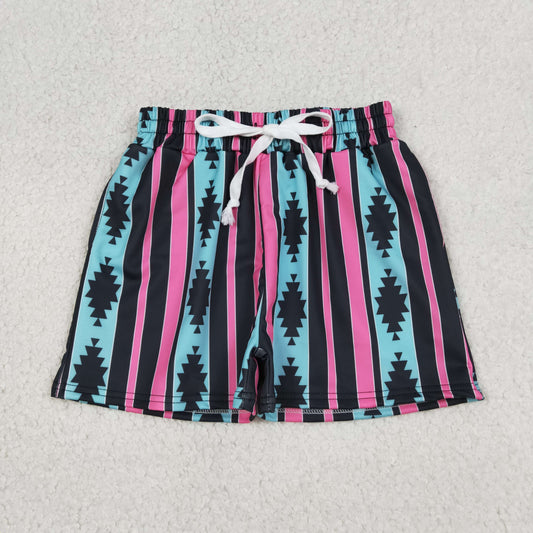 Baby Boys Aztec Stripe Western Swimming Trunks Bottom