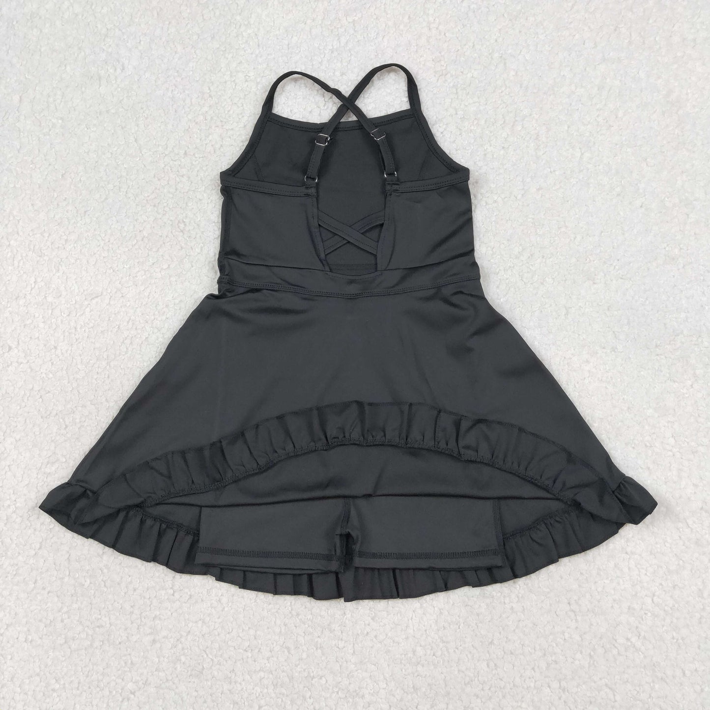 Sibling Baby Girls Knit Knee Length Active Wear Athletic Dresses