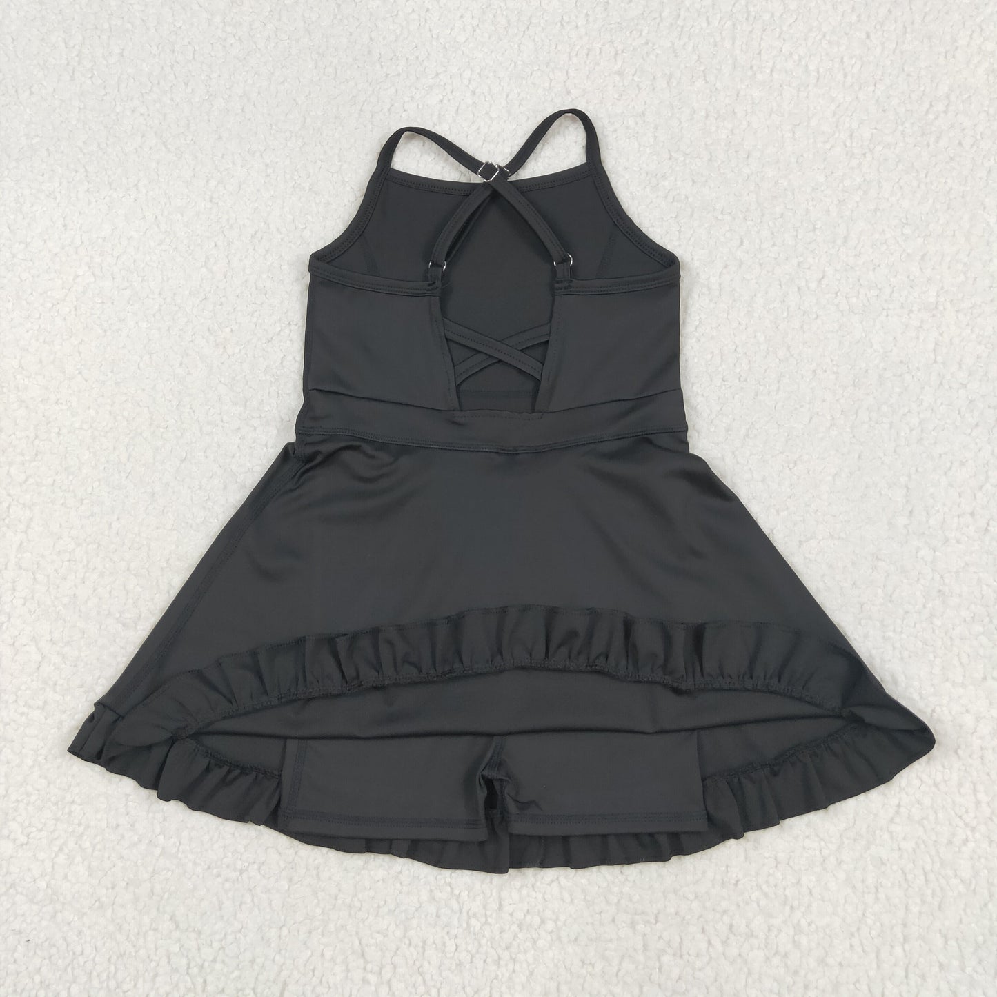Sibling Baby Girls 6 Style Black Athletic Active Wear Work Out Dresses Set