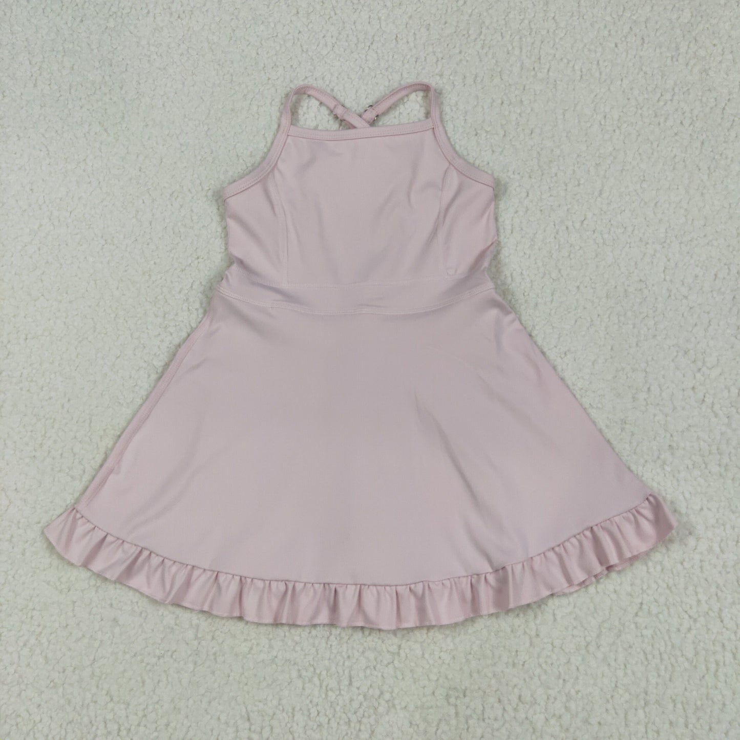 Sibling Baby Girls Pink Athletic Active Wear Skort Dresses